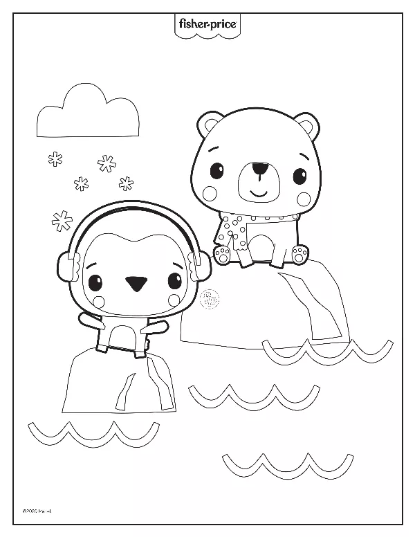 Fisher Price Colouring Sheet 4